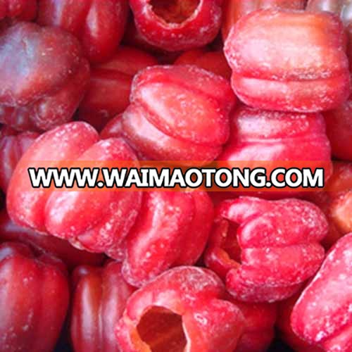 IQF frozen Sweet Green Red Pepper With Dices Strips Cubes Cups