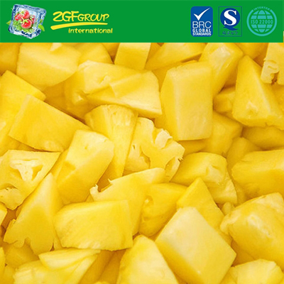 DSF IQF Frozen golden pineapple in good quality in bulk